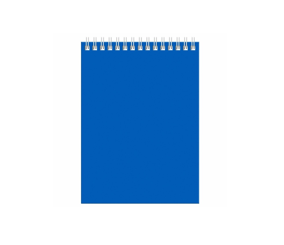 Блокнот А5 на спирали горизонтальный обложка пластик.